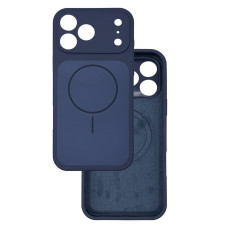 Чехол Silicone Case Vision MagSafe темно-синий iPhone 17 Pro Max