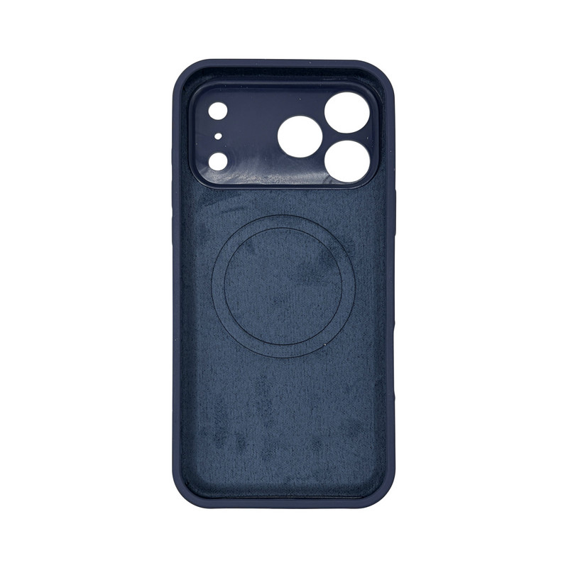 Чехол Silicone Case Vision MagSafe темно-синий iPhone 17 Pro Max