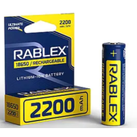 Акумулятор Rablex Li-ION 18650 2200mAh 3.7V