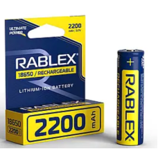 Акумулятор Rablex Li-ION 18650 2200mAh 3.7V