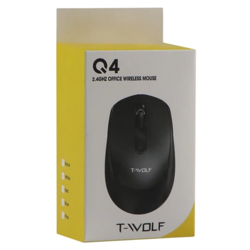 Бездротова мишка T-Wolf Q4 Black