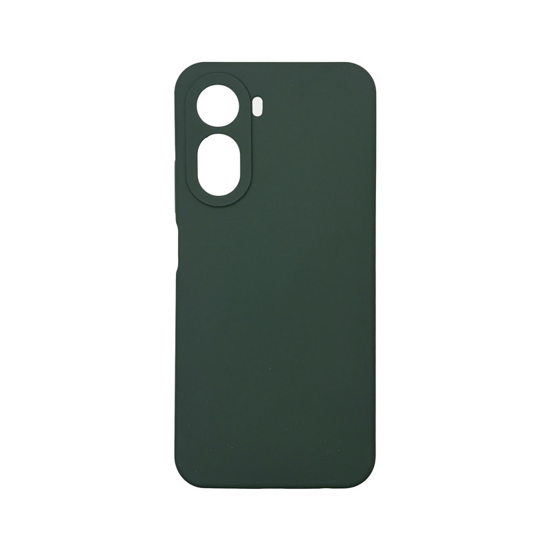 Чехол накладка Silicone Cover Soft Touch ЗК Redmi A7 Pro Темно-зеленый