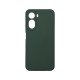 Чехол накладка Silicone Cover Soft Touch ЗК Redmi A7 Pro Темно-зеленый