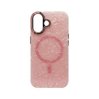 Чехол накладка Luxury Marble iPhone 17 Pink