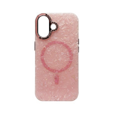 Чехол накладка Luxury Marble iPhone 17 Pink