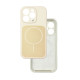 Чохол Silicone Case Vision MagSafe бежевий iPhone 14 Pro