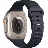 Силіконовий ремінець Defense Apple Watch 42(ser.1-3)/44/45/46/49mm Midnight Blue