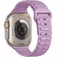 Силіконовий ремінець Defense Apple Watch 38/40/41/42mm(ser.10) (140-190mm) Purple