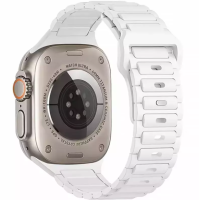 Силіконовий ремінець Defense Apple Watch 38/40/41/42mm(ser.10) (140-190mm) White