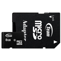 Карта памяти Micro SD+Adapter Team Group 8 Gb Class 10 