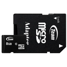 Карта пам’яті Micro SD + Adapter Team Group 8 ГБ Class 10