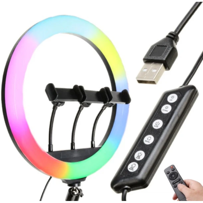 Лампа Кільцева RGB LED 45 cm MJ-45