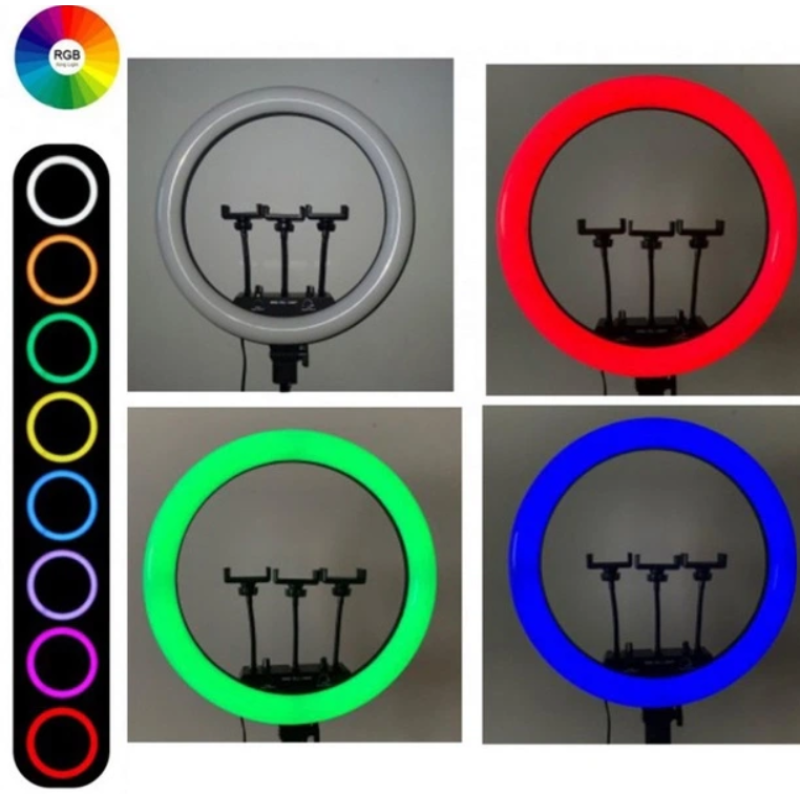 Лампа Кільцева RGB LED 45 cm MJ-45