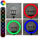 Лампа Кільцева RGB LED 45 cm MJ-45