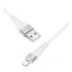 Кабель USB-Lightning Proove Soft Silicone 3A 1m White
