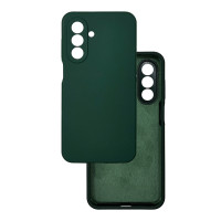 Чохол накладка Silicone Cover Soft Touch ЗК Samsung A27 Темно-зелений