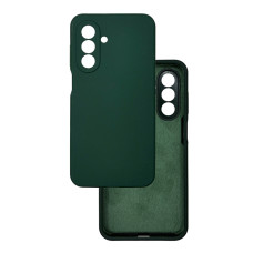 Чохол накладка Silicone Cover Soft Touch ЗК Samsung A27 Темно-зелений