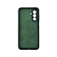 Чохол накладка Silicone Cover Soft Touch ЗК Samsung A27 Темно-зелений