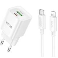 МЗП Hoco C147A Charm PD20W+QC3.0 Type-C to Lightning