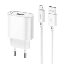 СЗУ Hoco C109A QC3.0 Micro USB 18W White
