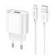 СЗУ Hoco C109A QC3.0 Micro USB 18W White