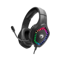 Навушники ігрові дротові MARVO Wired Headset H8360 USB+3.5mm RGB