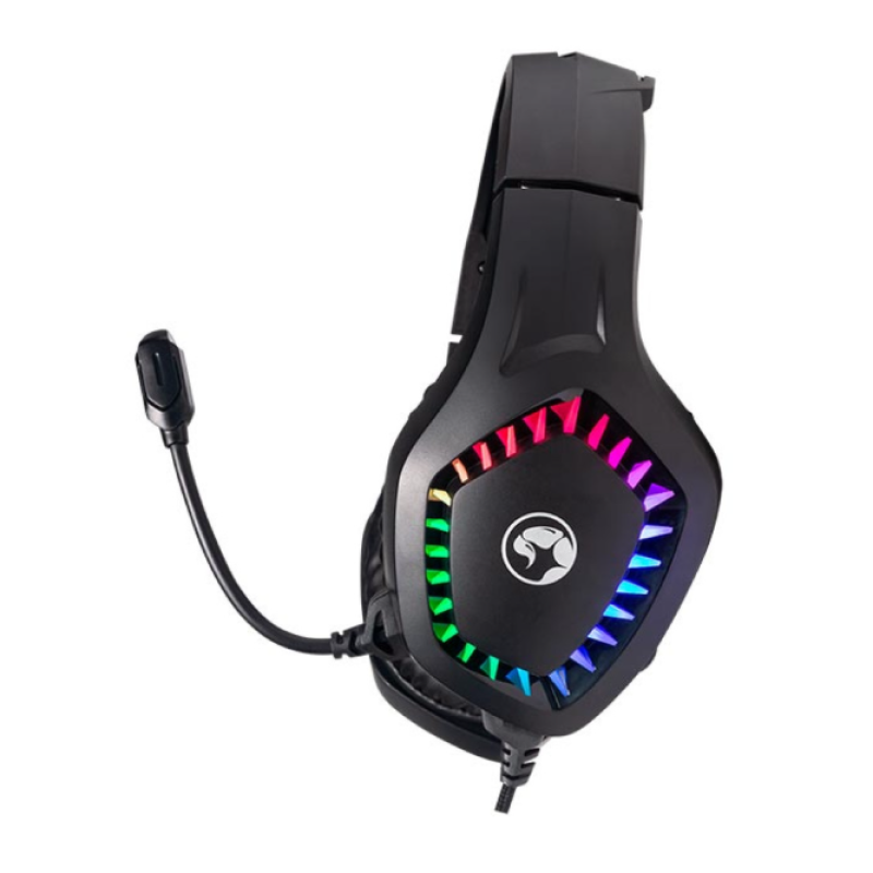 Навушники ігрові дротові MARVO Wired Headset H8360 USB+3.5mm RGB