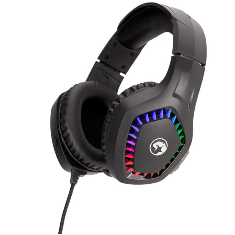Навушники ігрові дротові MARVO Wired Headset H8360 USB+3.5mm RGB