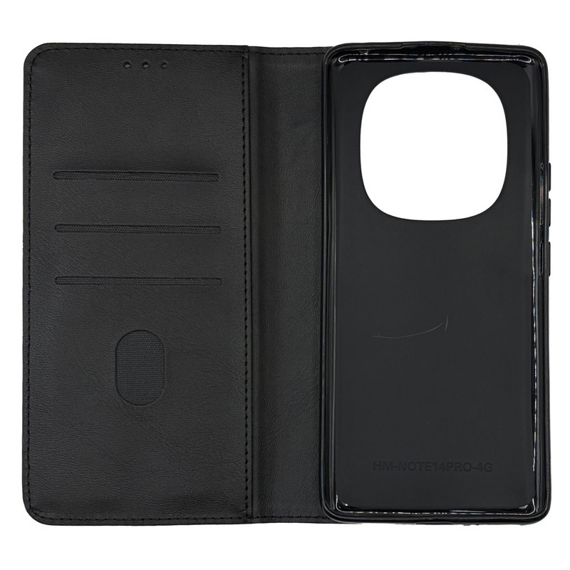 Чохол книжка Business leather Xiaomi Redmi Note 15 4G Чорний