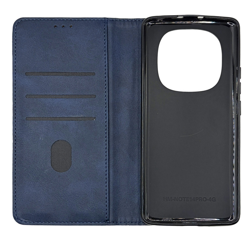 Чохол книжка Business leather Xiaomi Redmi Note 15 4G Синій