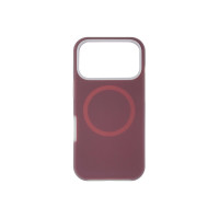 Чехол Matte Neon Magnetic Silicone Case Бордовый (Bordo) iPhone 17 Pro Max