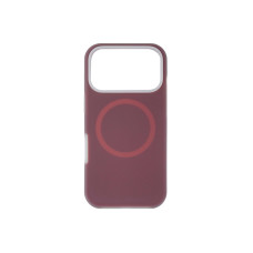 Чехол Matte Neon Magnetic Silicone Case Бордовый (Bordo) iPhone 17 Pro