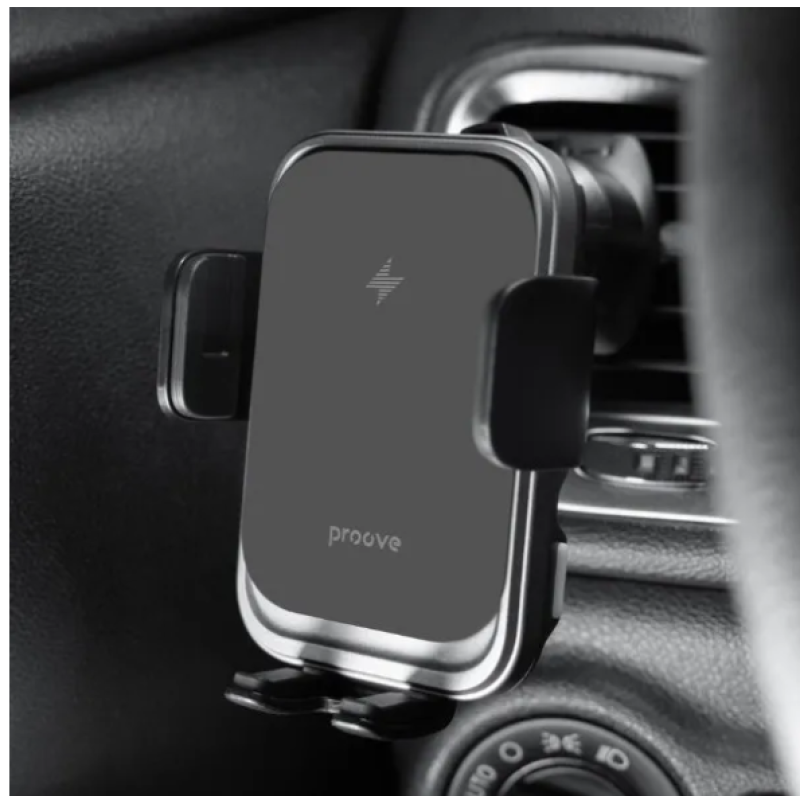 Автомобильный держатель с беспроводной зарядкой Proove Nitro Charge 15W