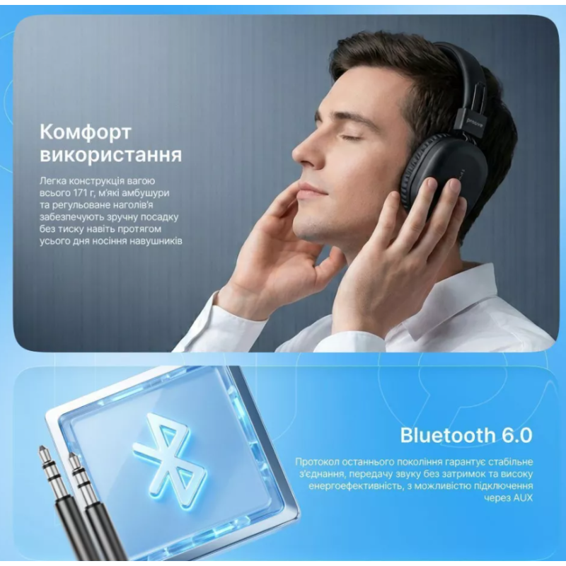 Бездротові навушники Proove Symphony Neo (APP) black