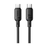 Кабель Type-C to Type-C Baseus Silky Series Fast Charging 100W (1m) black