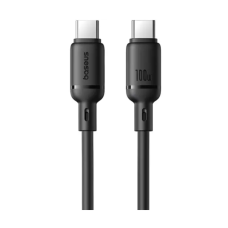 Кабель Type-C to Type-C Baseus Silky Series Fast Charging 100W (1m) black