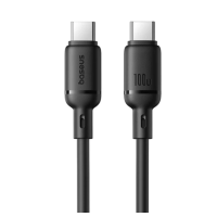 Кабель Type-C to Type-C Baseus Silky Series Fast Charging 100W (2m) black