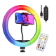 Кільцева світлодіодна LED-лампа LJJ-36 RGB 36 см