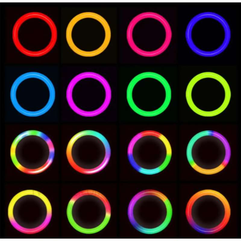 Кільцева світлодіодна LED-лампа LJJ-36 RGB 36 см