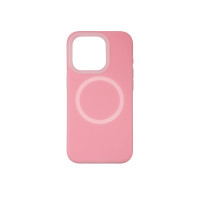 Чохол Matte Neon Magnetic Silicone Case Рожевий (Pink) iPhone 15 Pro