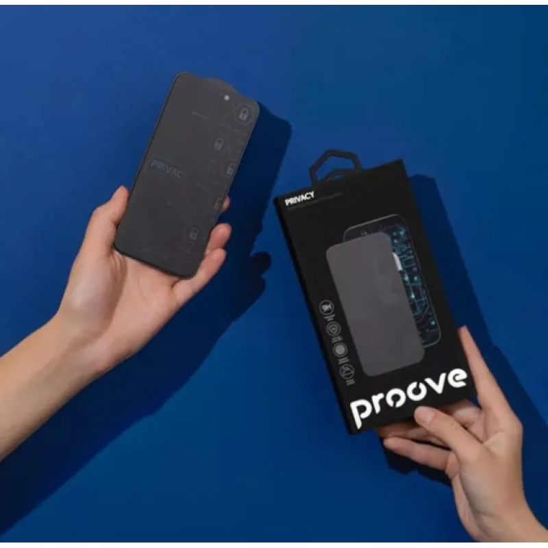 Захисне скло iPhone 14 Pro Max / 15 Plus / 16 Plus Proove Pixel Privacy Антишпигун