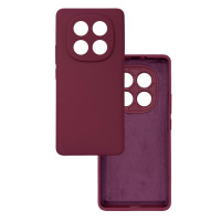 Чохол накладка Silicone Cover Soft Touch ЗК Xiaomi Redmi Note 15 Pro 5G Бордовий