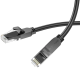 Патч-корд (мережевий кабель) Borofone BUS01 RJ45 6Gb 10 м Black