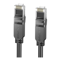 Патч-корд (мережевий кабель) Borofone BUS01 RJ45 6Gb 8 м Black
