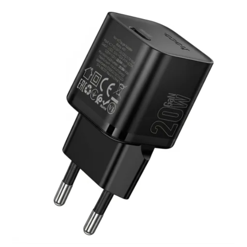 Мережевий адаптер Hoco N64 Ingenious GaN PD20W