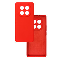 Чехол накладка Silicone Cover Soft Touch ЗК Xiaomi Redmi Note 15 Pro 5G Красный