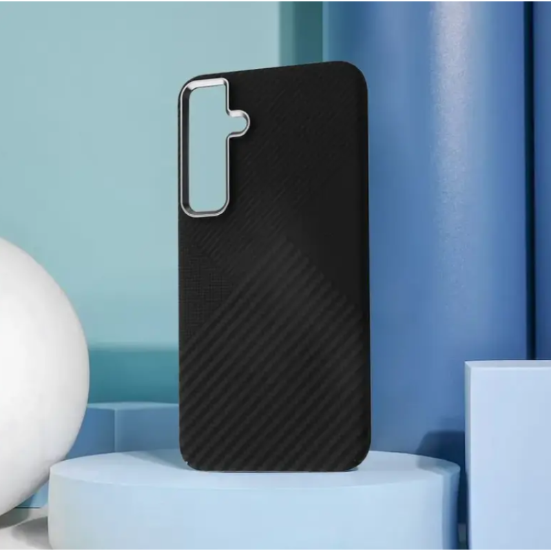 Чехол накладка Gleam Case Samsung S24 / S25 Obsidian