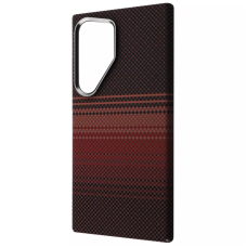 Чехол накладка Gleam Case with Magnetic Ring Samsung S24 Ultra Gold Stripes