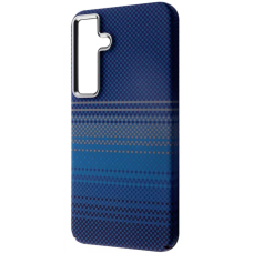 Чехол накладка Gleam Case with Magnetic Ring Samsung S26 Plus Blue Stripes