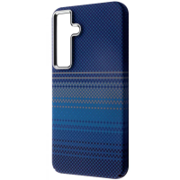 Чохол накладка Gleam Case with Magnetic Ring Samsung S26 Blue Stripes